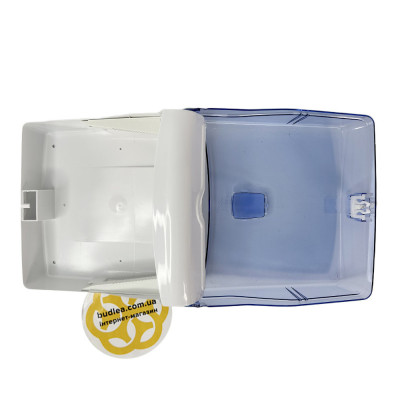 Будкрам купити Настінний диспенсер для серветок Z-C-V додавання, пластик, прозорий блакитний Afacan Plastik Настінний диспенсер для серветок Z-C-V додавання, пластик, прозорий блакитний Afacan Plastik 6