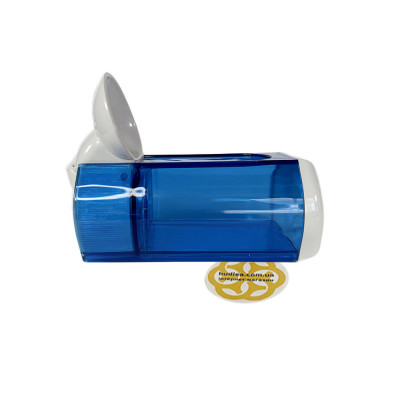 Будкрам купити Ліктьовий дозатор для мила 600 мл, настінний, синій з білою кнопкою Afacan Plastik Ліктьовий дозатор для мила 600 мл, настінний, синій з білою кнопкою Afacan Plastik 3