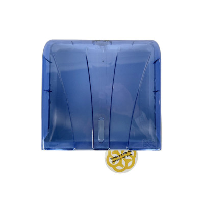 Будкрам купити Диспенсер для серветок на 250 штук, пластик, прозорий блакитний Afacan Plastik Диспенсер для серветок на 250 штук, пластик, прозорий блакитний Afacan Plastik 2