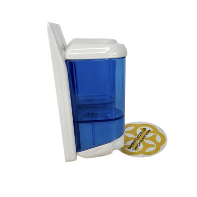 Будкрам купити Дозатор для мила подвійний 2х250 мл, настінний, синьо-білий Afacan Plastik Дозатор для мила подвійний 2х250 мл, настінний, синьо-білий Afacan Plastik 2