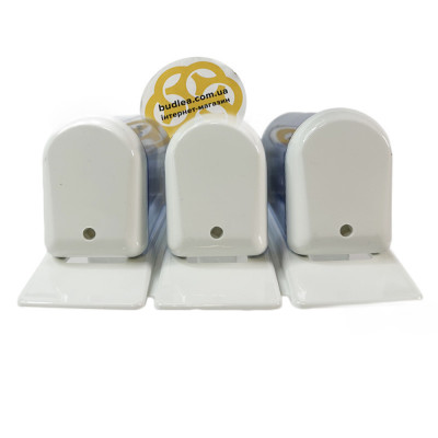 Будкрам купити Дозатор для мила потрійний 3х250 мл, настінний, синьо-білий Afacan Plastik Дозатор для мила потрійний 3х250 мл, настінний, синьо-білий Afacan Plastik 3