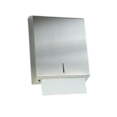 Будкрам купити Диспенсер для паперових рушників 400 шт, навісний, 32x9x26 см, нержавіюча сталь Sanpreis Диспенсер для паперових рушників 400 шт, навісний, 32x9x26 см, нержавіюча сталь Sanpreis 3