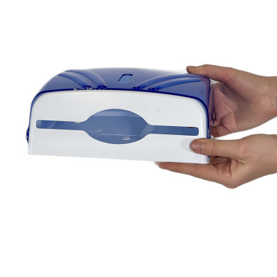Будкрам купити Диспенсер для серветок на 200 штук, пластик, прозорий блакитний Afacan Plastik Диспенсер для серветок на 200 штук, пластик, прозорий блакитний Afacan Plastik 5