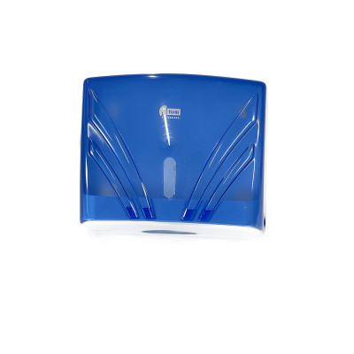 Будкрам купити Диспенсер для серветок на 200 штук, пластик, прозорий блакитний Afacan Plastik