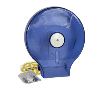 Будкрам купити Диспенсер для туалетного паперу MINI з нижнім витягуванням, прозорий блакитний Afacan Plastik Диспенсер для туалетного паперу MINI з нижнім витягуванням, прозорий блакитний Afacan Plastik 2