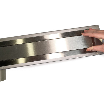 Будкрам купити Душовий трап ELIT PREMIUM 80 см, горизонтальний, нержавіюча сталь, поворотний сифон, грати - суцільнометалеві Sanpreis Душовий трап ELIT PREMIUM 80 см, горизонтальний, нержавіюча сталь, поворотний сифон, грати - суцільнометалеві Sanpreis 3