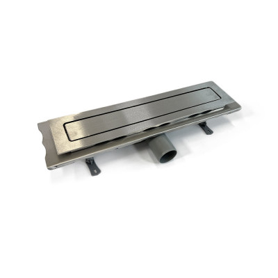 Будкрам купити Душовий трап ELIT PREMIUM 45 см, горизонтальний, нержавіюча сталь, грати - суцільнометалеві Sanpreis Душовий трап ELIT PREMIUM 45 см, горизонтальний, нержавіюча сталь, грати - суцільнометалеві Sanpreis 3