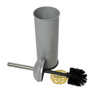 Будкрам купить Набор для ванной с ершиком, ведро с микролифтом 5Л, серый Efor Набор для ванной с ершиком, ведро с микролифтом 5Л, серый Efor 6