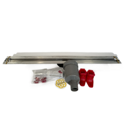 Будкрам купить Душевой трап серии Slim Line 80 см, вертикальный s-образный сифон Evimetal Душевой трап серии Slim Line 80 см, вертикальный s-образный сифон Evimetal 3