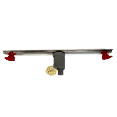 Будкрам купить Душевой трап серии Slim Line 80 см, вертикальный s-образный сифон Evimetal