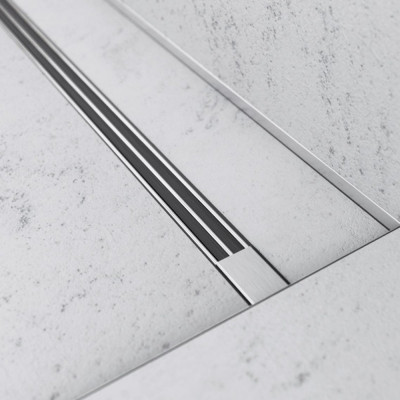 Будкрам купить Душевой трап серии Slim Line 80 см, вертикальный s-образный сифон Evimetal Душевой трап серии Slim Line 80 см, вертикальный s-образный сифон Evimetal 5