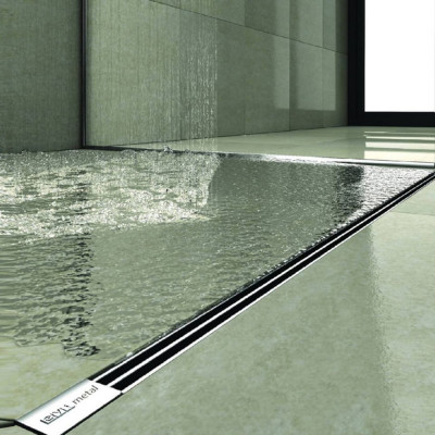 Будкрам купить Душевой трап серии Slim Line 100 см, вертикальный s-образный сифон Evimetal Душевой трап серии Slim Line 100 см, вертикальный s-образный сифон Evimetal 4