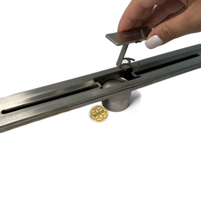 Будкрам купити Трап для душу серії Trend Line 80 см, вертикальний s-подібний сифон Evimetal Трап для душу серії Trend Line 80 см, вертикальний s-подібний сифон Evimetal 6