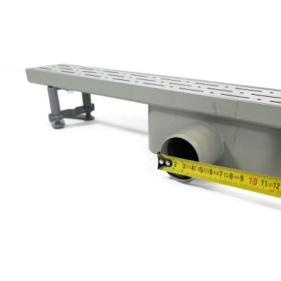 Будкрам купить Душевой трап CLASSIC LINE 80см, горизонтальный,  с гидрозатвором, решётка дождь Sanpreis Душевой трап CLASSIC LINE 80см, горизонтальный,  с гидрозатвором, решётка дождь Sanpreis 3