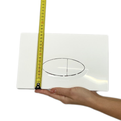 Будкрам купить Кнопка смыва для инсталляции 3/6Л, овальная, белый Sanpreis Кнопка смыва для инсталляции 3/6Л, овальная, белый Sanpreis 3