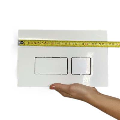 Будкрам купить Кнопка смыва для инсталляции 3/6Л, прямоугольная, белый Sanpreis Кнопка смыва для инсталляции 3/6Л, прямоугольная, белый Sanpreis 6