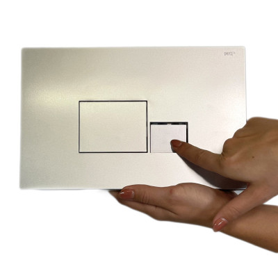 Будкрам купить Кнопка смыва для инсталляции 3/6Л, квадратная, хром сатин Sanpreis Кнопка смыва для инсталляции 3/6Л, квадратная, хром сатин Sanpreis 3