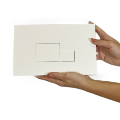 Будкрам купити Кнопка змиву для інсталяції 3/6Л, квадратна, білий Sanpreis Кнопка змиву для інсталяції 3/6Л, квадратна, білий Sanpreis 3