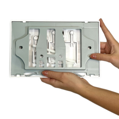 Будкрам купити Кнопка змиву для інсталяції 3/6Л, квадратна, білий Sanpreis Кнопка змиву для інсталяції 3/6Л, квадратна, білий Sanpreis 5