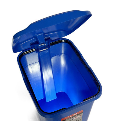 Будкрам купить Контейнер для мусора  пластиковый с педалью 30 Л, синий Afacan Plastik Контейнер для мусора  пластиковый с педалью 30 Л, синий Afacan Plastik 4