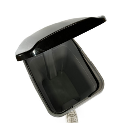 Будкрам купить Пластиковое ведро для мусора с педалью 50 Л, прямоугольное, серый Afacan Plastik Пластиковое ведро для мусора с педалью 50 Л, прямоугольное, серый Afacan Plastik 3