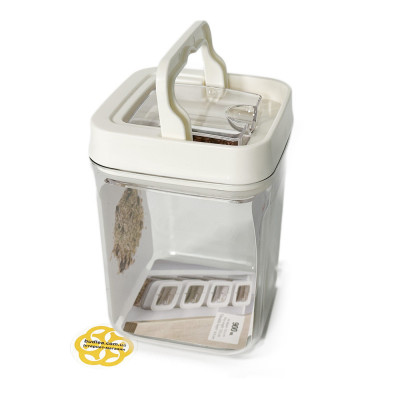 Будкрам купити Контейнер для сипучих продуктів вакуумний 900 мл, пластик OKYANUS