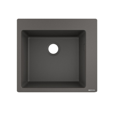 Будкрам купить Кухонная мойка S510-F450 на столешницу, 560х510, искусственный камень, цвет серый  Hansgrohe
