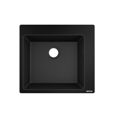 Будкрам купить Кухонная мойка S510-F450 на столешницу, 560х510, искусственный камень, цвет графит  Hansgrohe