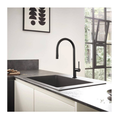 Будкрам купити Кухонна мийка S510-F660 на стільницю, 770х510, штучний камінь, колір бетон Hansgrohe Кухонна мийка S510-F660 на стільницю, 770х510, штучний камінь, колір бетон Hansgrohe 2