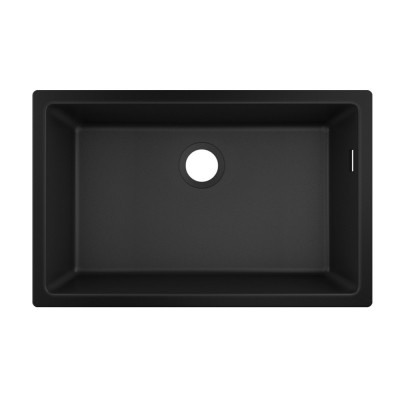 Будкрам купить Кухонная мойка S510-U660 под столешницу 710х450, искусственный камень, цвет графит  Hansgrohe
