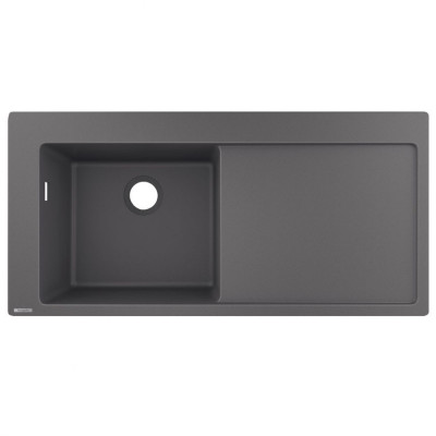 Будкрам купить Кухонная мойка S5110-F450 на столешницу, 1050х510, искусственный камень, цвет серый  Hansgrohe