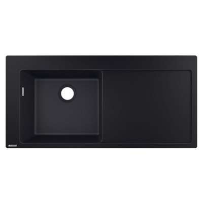 Будкрам купить Кухонная мойка S5110-F450 на столешницу, 1050х510, искусственный камень, цвет графит  Hansgrohe