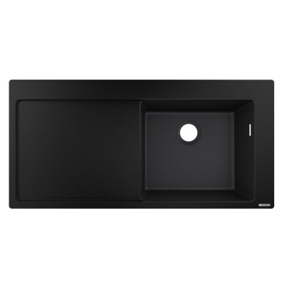 Будкрам купить Кухонная мойка S514-F450 на столешницу, 1050х510, искусственный камень, цвет графит  Hansgrohe
