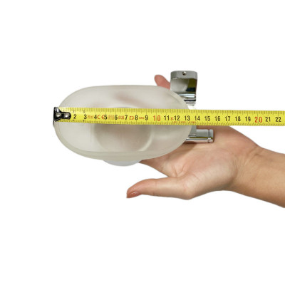 Будкрам купити Мильниця настінна F1, овальна, скло Maxiflow Мильниця настінна F1, овальна, скло Maxiflow 6