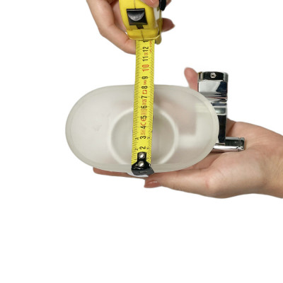 Будкрам купити Мильниця настінна F1, овальна, скло Maxiflow Мильниця настінна F1, овальна, скло Maxiflow 5