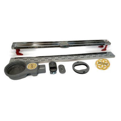 Будкрам купить Душевой трап ALFA ROTATION 80 см, горизонтальный, с двойным затвором, поворотный сифон, решётка дождь Sanpreis Душевой трап ALFA ROTATION 80 см, горизонтальный, с двойным затвором, поворотный сифон, решётка дождь Sanpreis 6