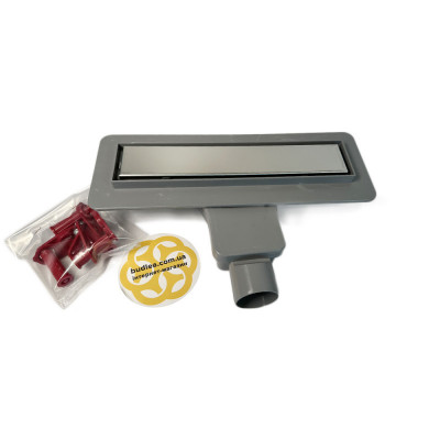 Будкрам купить Трап для душа LUNA GALA ROTATION 30 см с фланцем, решетка под плитку, поворотный сифон, двойной затвор Sanpreis Трап для душа LUNA GALA ROTATION 30 см с фланцем, решетка под плитку, поворотный сифон, двойной затвор Sanpreis 3