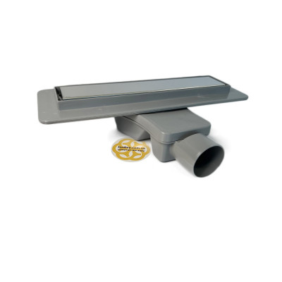 Будкрам купить Трап для душа LUNA GALA ROTATION 30 см с фланцем, решетка под плитку, поворотный сифон, двойной затвор Sanpreis