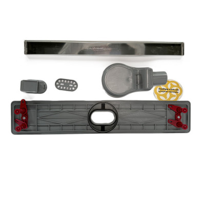 Будкрам купить Трап для душа LUNA GALA ROTATION 60 см с фланцем, решетка под плитку, поворотный сифон, двойной затвор Sanpreis Трап для душа LUNA GALA ROTATION 60 см с фланцем, решетка под плитку, поворотный сифон, двойной затвор Sanpreis 2