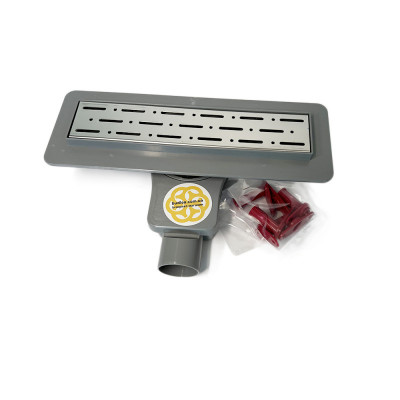 Будкрам купити Трап для душу LUNA ROTATION 30 см з фланцем, сітка дощ, поворотний сифон, подвійний затвор Sanpreis