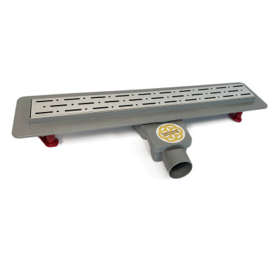 Будкрам купити Трап для душу LUNA ROTATION 50 см з фланцем, сітка дощ, поворотний сифон, подвійний затвор Sanpreis