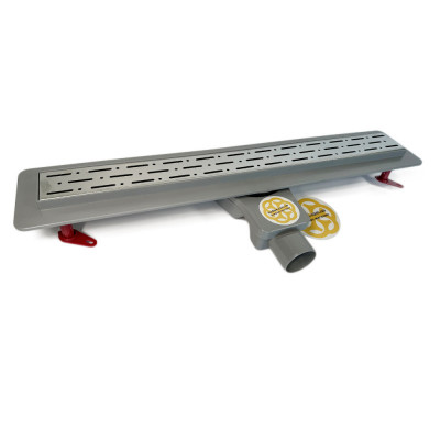 Будкрам купити Трап для душу LUNA ROTATION 60 см з фланцем, сітка дощ, поворотний сифон, подвійний затвор Sanpreis Трап для душу LUNA ROTATION 60 см з фланцем, сітка дощ, поворотний сифон, подвійний затвор Sanpreis 2