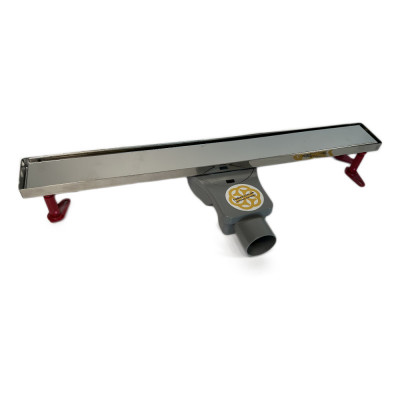 Будкрам купити Трап для душу GALA TILE INSERT 60 см, горизонтальний, грати під плитку, поворотний сифон, комбінований затвор Sanpreis