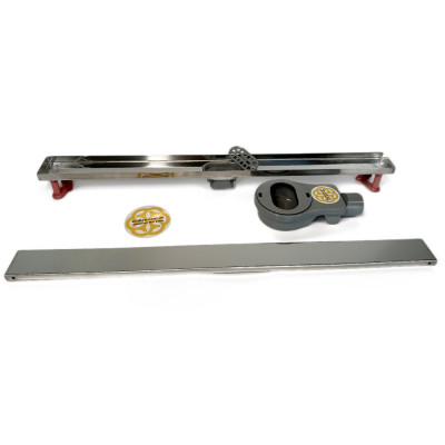 Будкрам купить Трап для душа GALA TILE INSERT 80 см, решётка под плитку, поворотный сифон, комбинированный затвор Sanpreis Трап для душа GALA TILE INSERT 80 см, решётка под плитку, поворотный сифон, комбинированный затвор Sanpreis 3