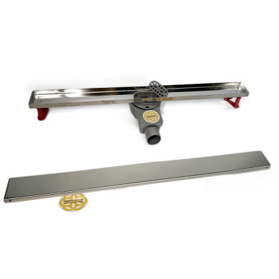 Будкрам купить Трап для душа GALA TILE INSERT 80 см, решётка под плитку, поворотный сифон, комбинированный затвор Sanpreis Трап для душа GALA TILE INSERT 80 см, решётка под плитку, поворотный сифон, комбинированный затвор Sanpreis 2