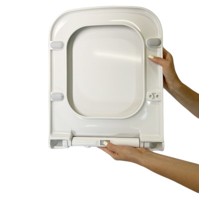 Будкрам купити Сидіння для унітазу з мікроліфтом Forte, дюропласт Sanpreis Сидіння для унітазу з мікроліфтом Forte, дюропласт Sanpreis 4