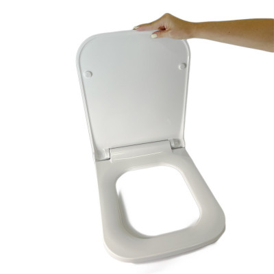 Будкрам купити Сидіння для унітазу з мікроліфтом Forte, дюропласт Sanpreis Сидіння для унітазу з мікроліфтом Forte, дюропласт Sanpreis 5