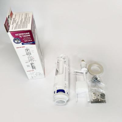 Будкрам купить Сливной механизм для смывного бачка Hidro Float с двойным сливом, клапан нижней подачи воды, 3/6 Сливной механизм для смывного бачка Hidro Float с двойным сливом, клапан нижней подачи воды, 3/6 4