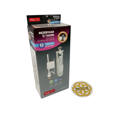 Будкрам купить Сливной механизм для смывного бачка Perfect Float с двойным сливом клапан нижней подачи воды, 3/6