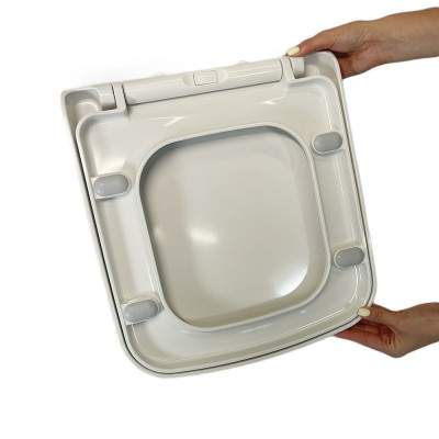 Будкрам купити Сидіння для унітазу з мікроліфтом Jota Short, дюропласт Sanpreis Сидіння для унітазу з мікроліфтом Jota Short, дюропласт Sanpreis 4